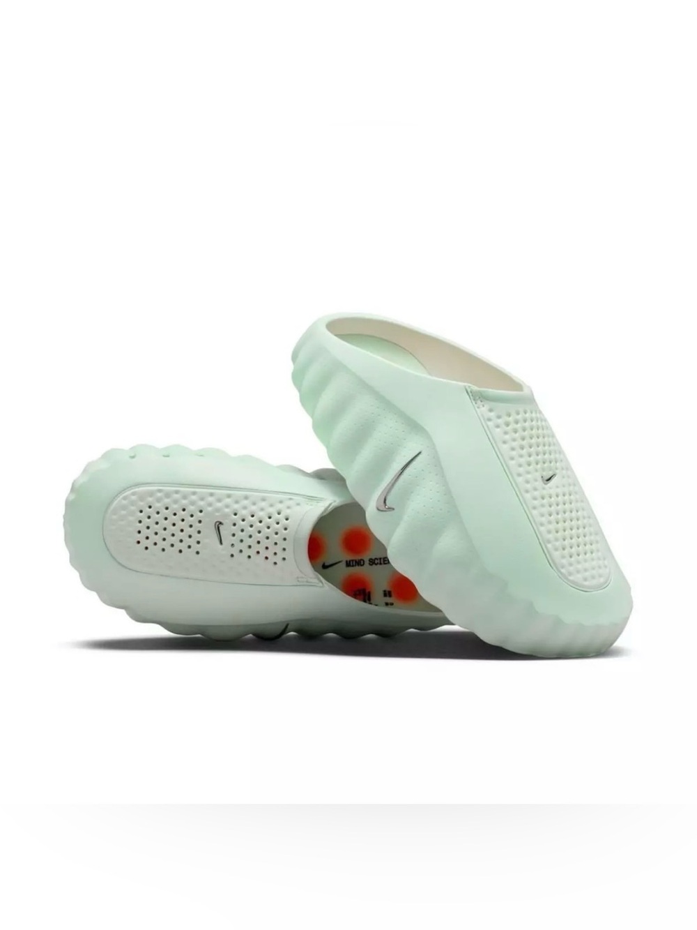 Nike Mind 001 Pregame Mules Barely Green/Hyper Crimson